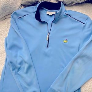 Masters Collection light blue 3/4 zip